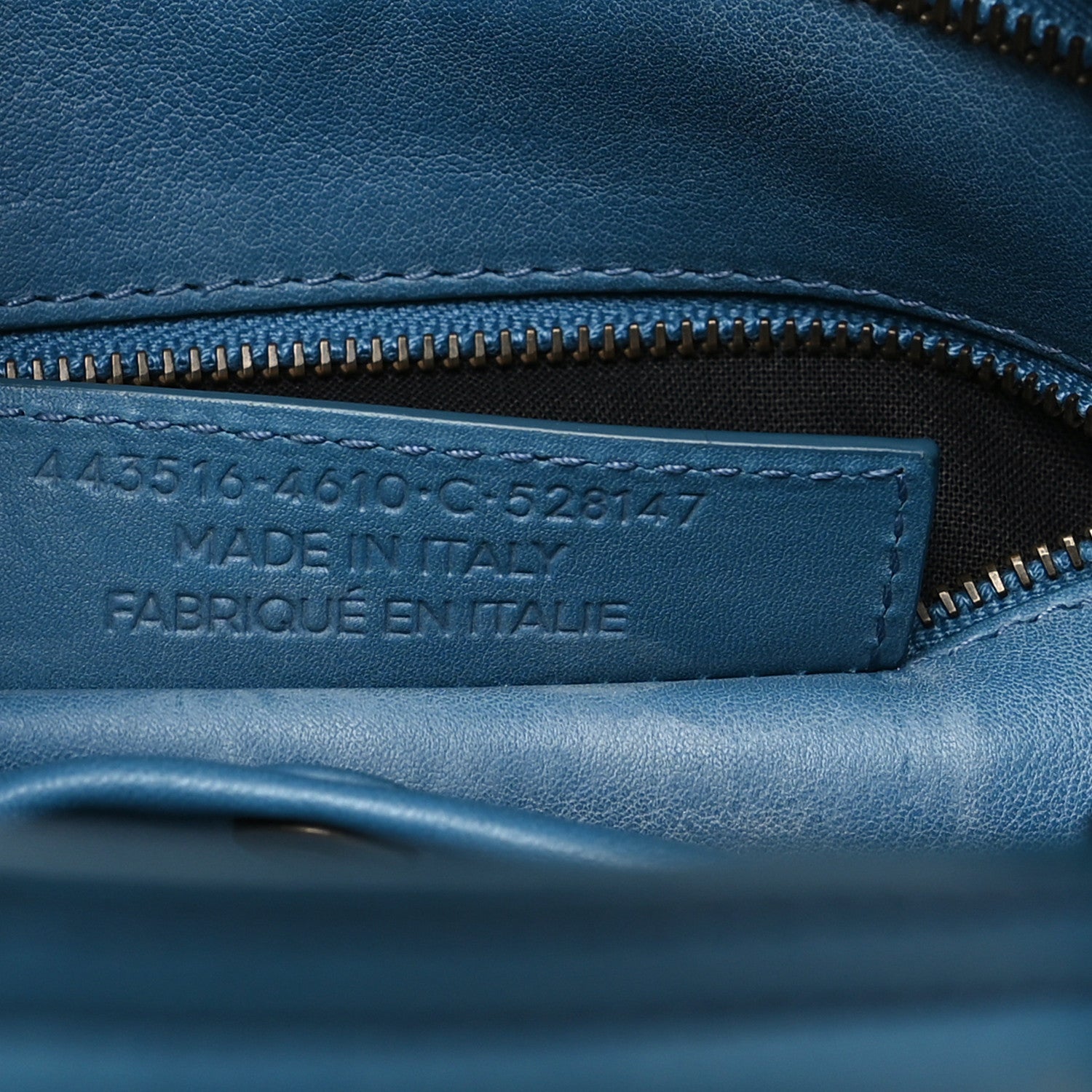 Balenciaga Veau Soyeux Perforated Blackout Hardware S City Bleu Canard 7 of 11