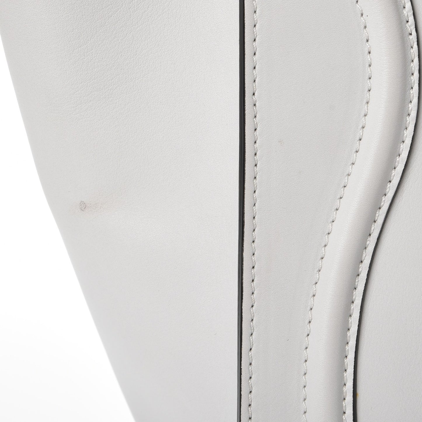 Smooth Calfskin Mini Luggage White