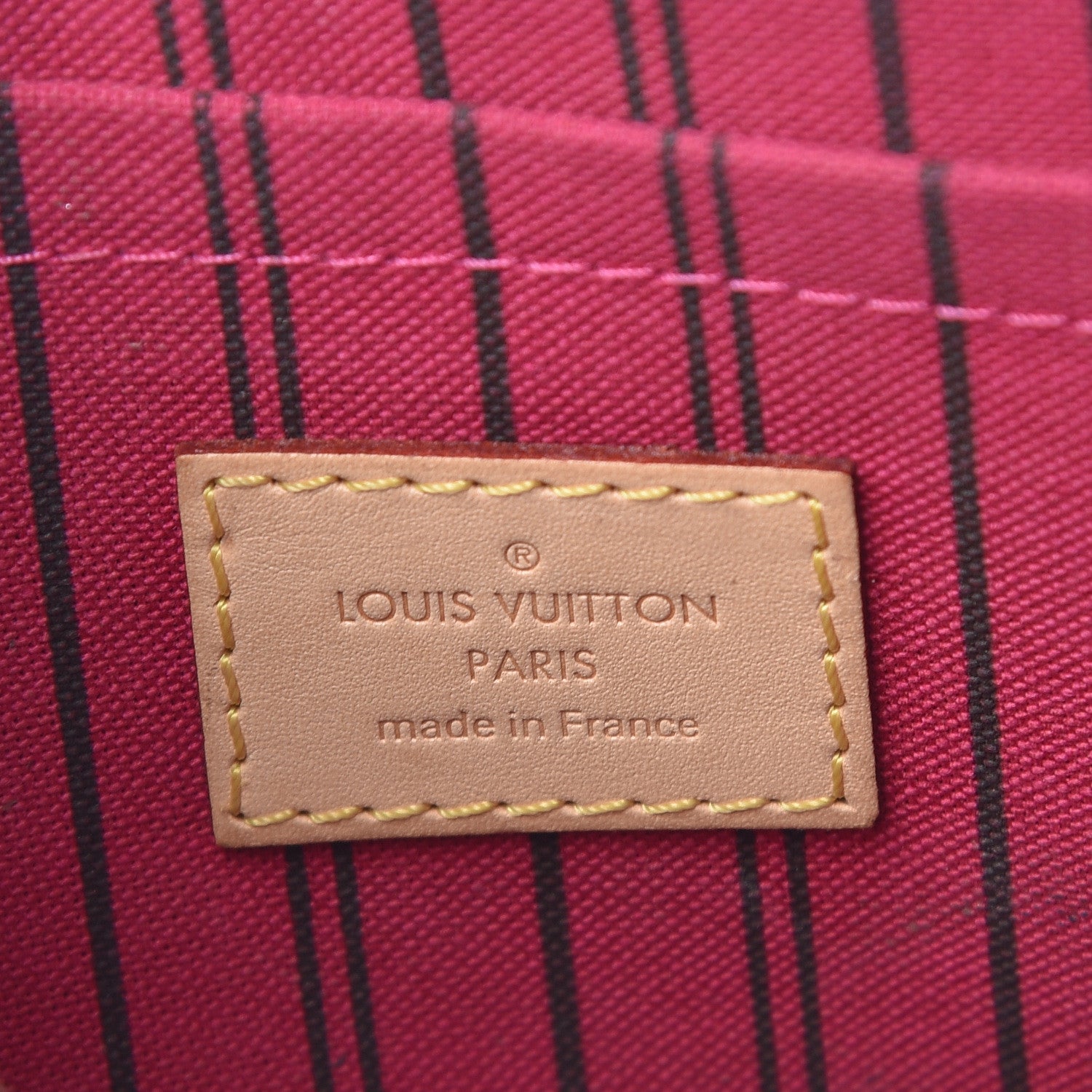 Louis Vuitton Monogram Neverfull MM GM Pochette Pivoine 6 of 8