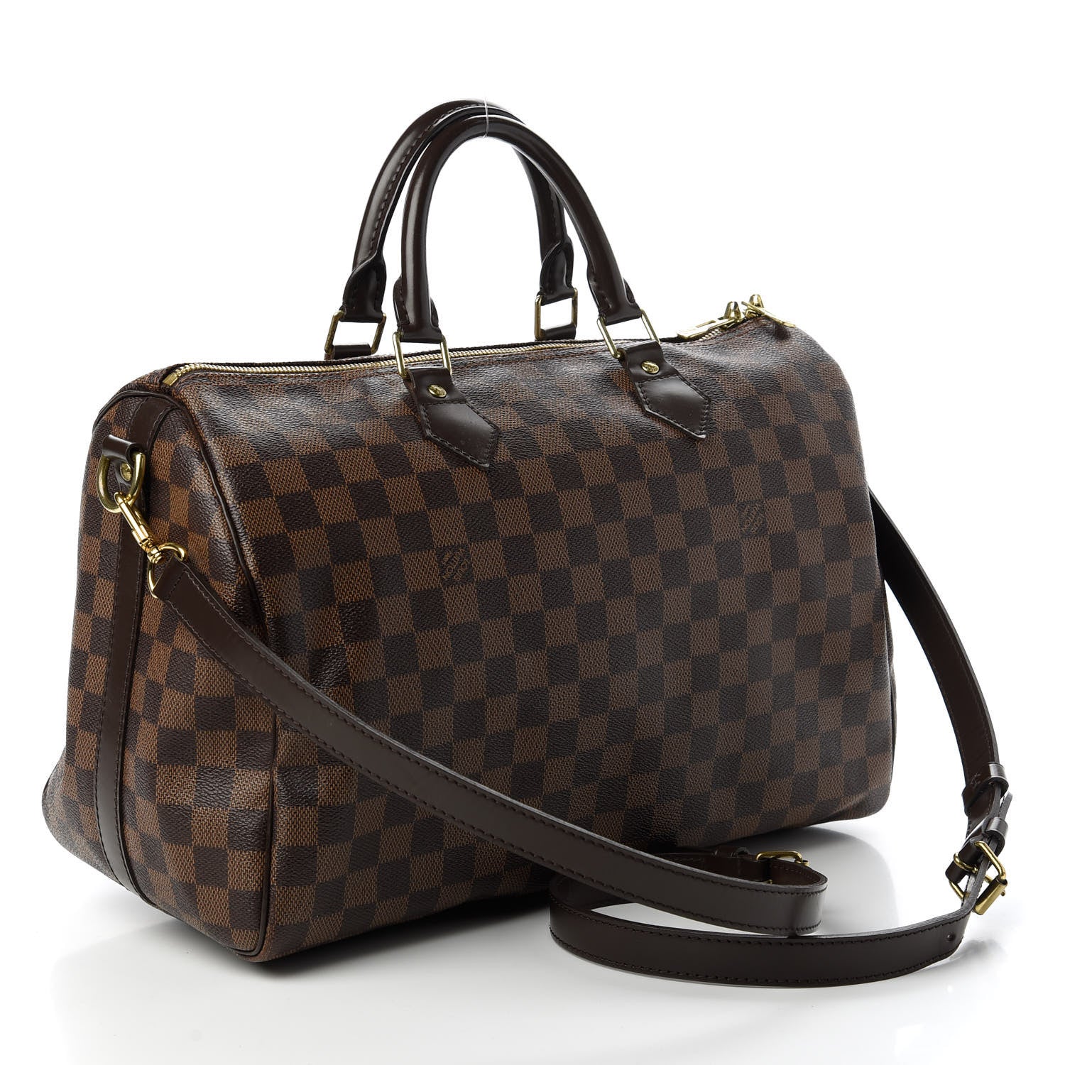 Louis Vuitton Damier Ebene Speedy Bandouliere 35 3 of 10