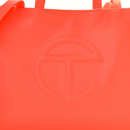 Telfar Vegan Leather Medium Shopping Bag Hazard 8 of 10