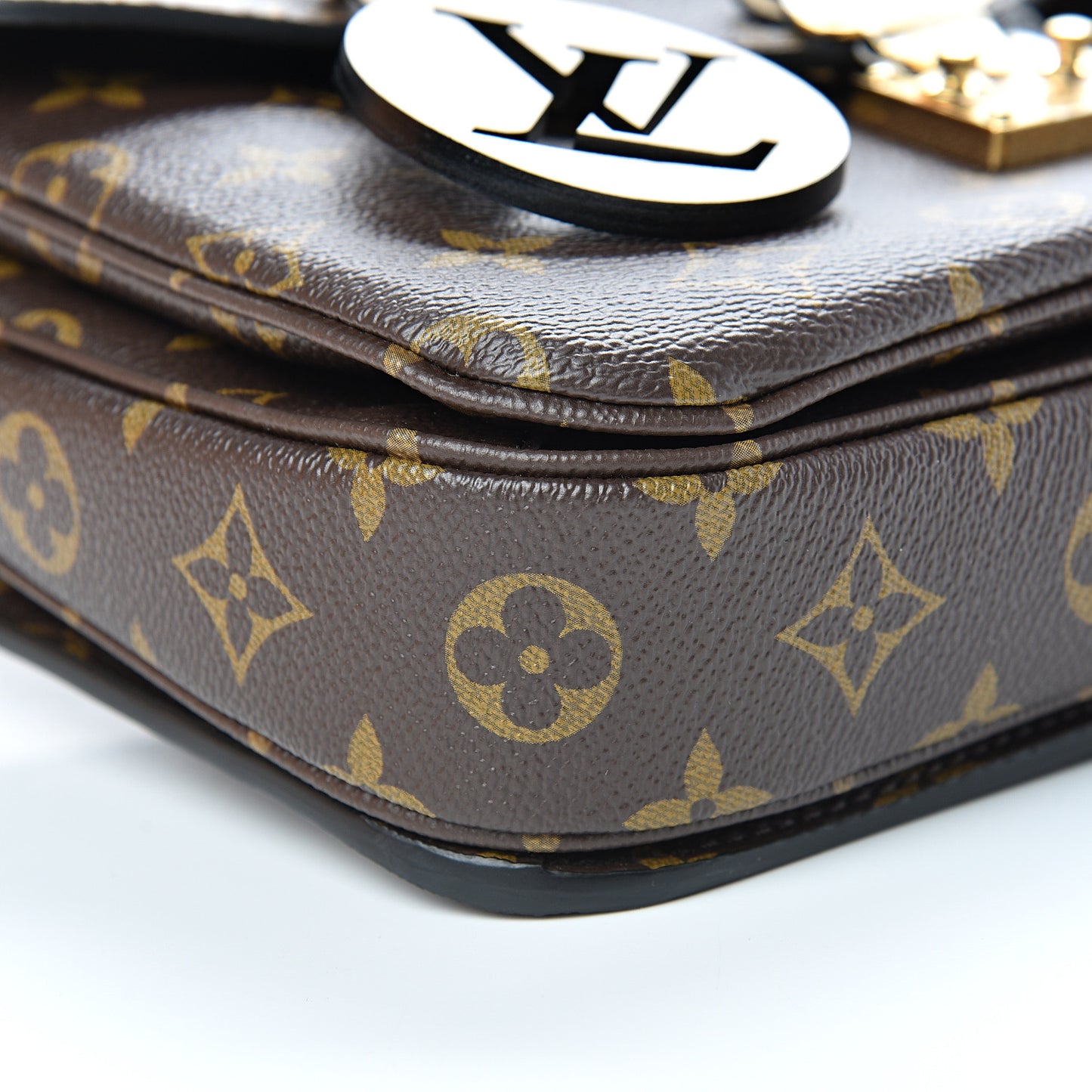 Monogram Braided Pochette Metis Creme Beige
