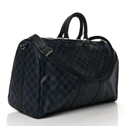 Louis Vuitton Damier Cobalt Keepall Bandouliere 45 3 of 11