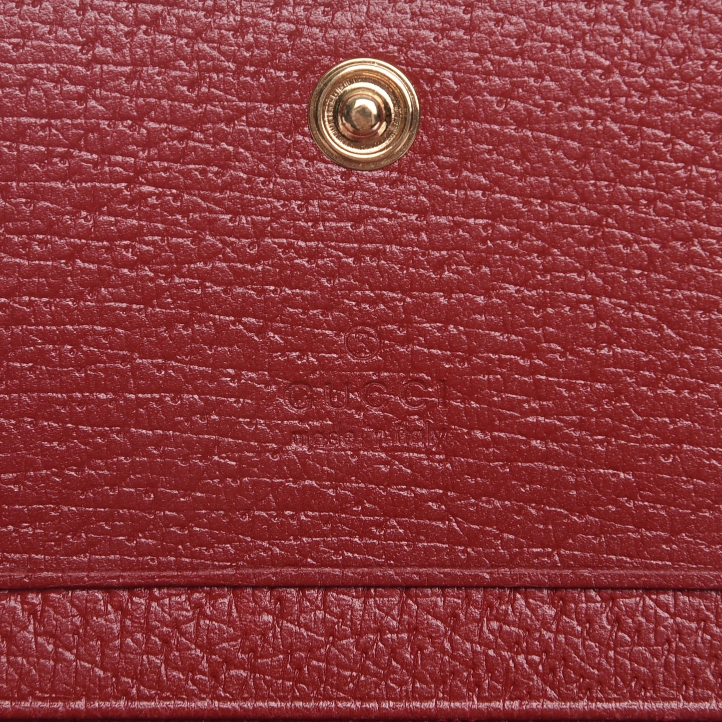 GG Supreme Monogram Tian Card Case Beige Multicolor Red
