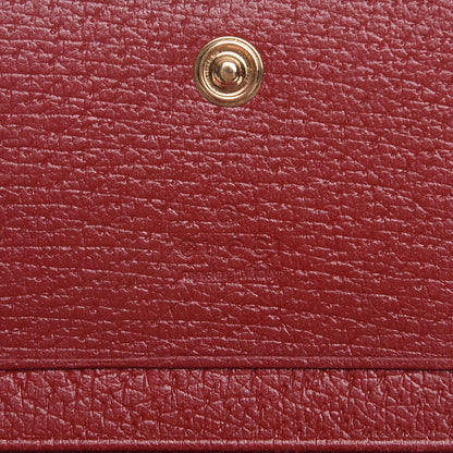 Gucci GG Supreme Monogram Tian Card Case Beige Multicolor Red 6 of 9