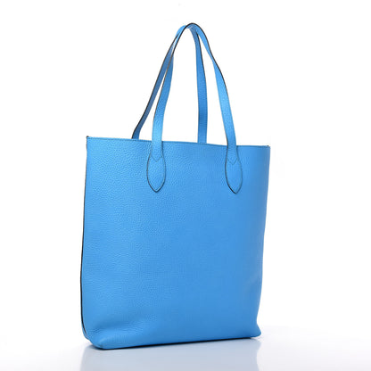 Burberry Grainy Calfskin Remington Tote Neon Blue 3 of 8
