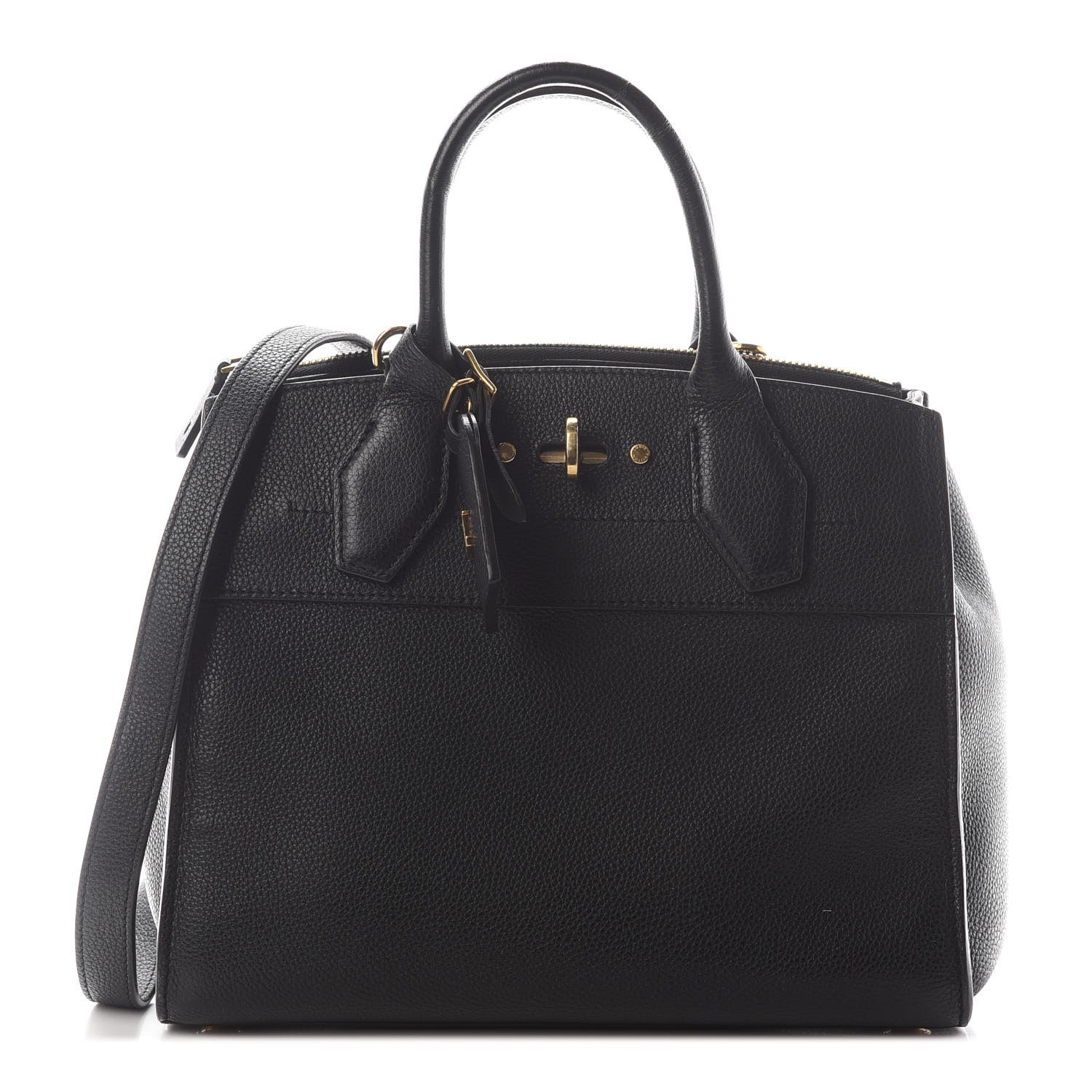 Louis Vuitton Taurillon City Steamer PM Black 1 of 7