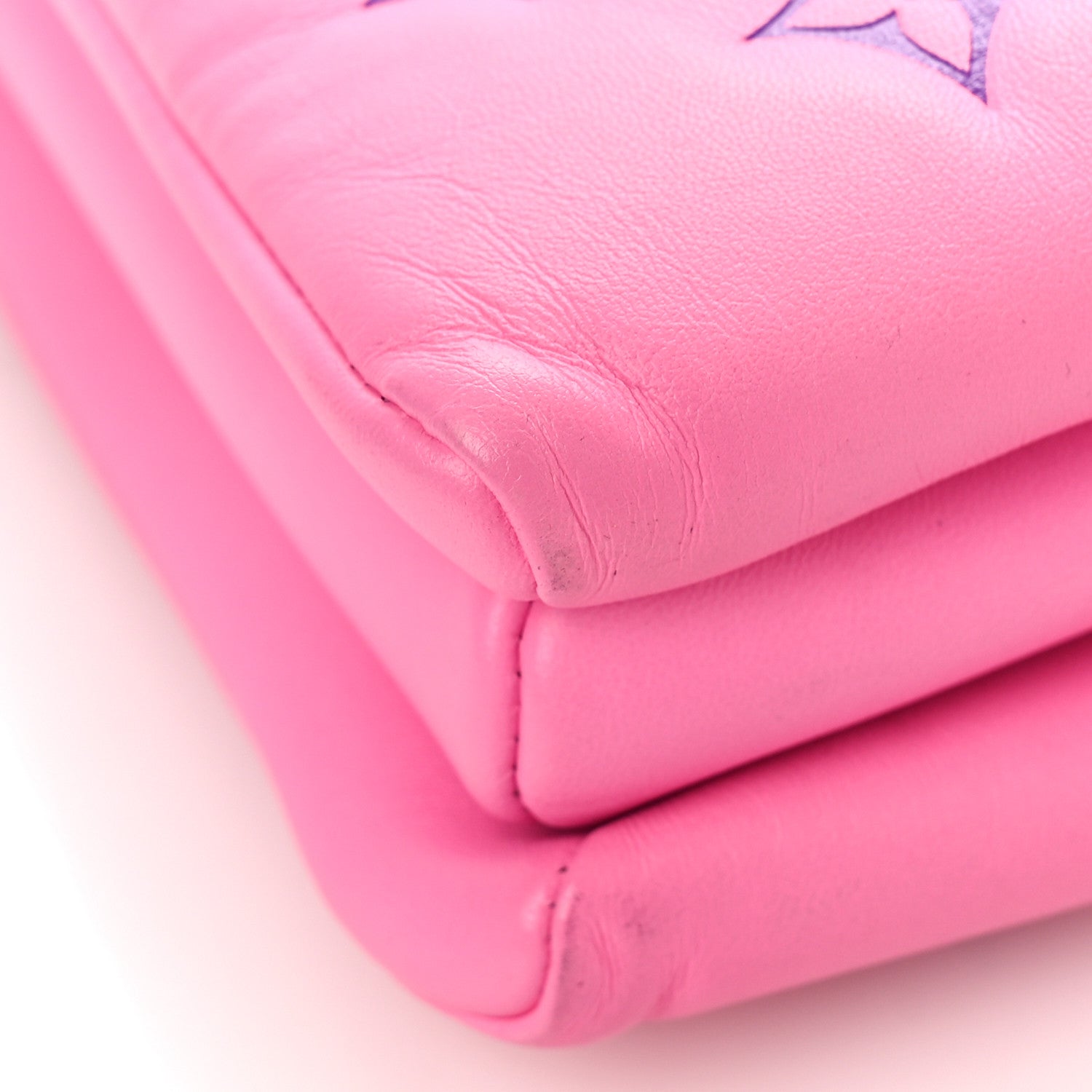 Louis Vuitton Lambskin Embossed Monogram Vuittamins Coussin PM Rose Violet 7 of 8
