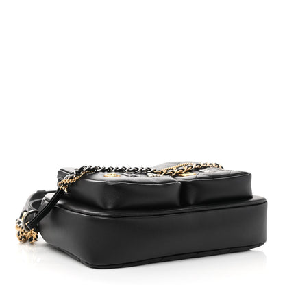 Chanel Calfskin Quilted Small Camera Case Black 3 of 9