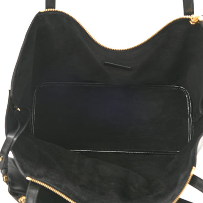 Salvatore Ferragamo Calfskin Medium Gancini Tote Black 6 of 10