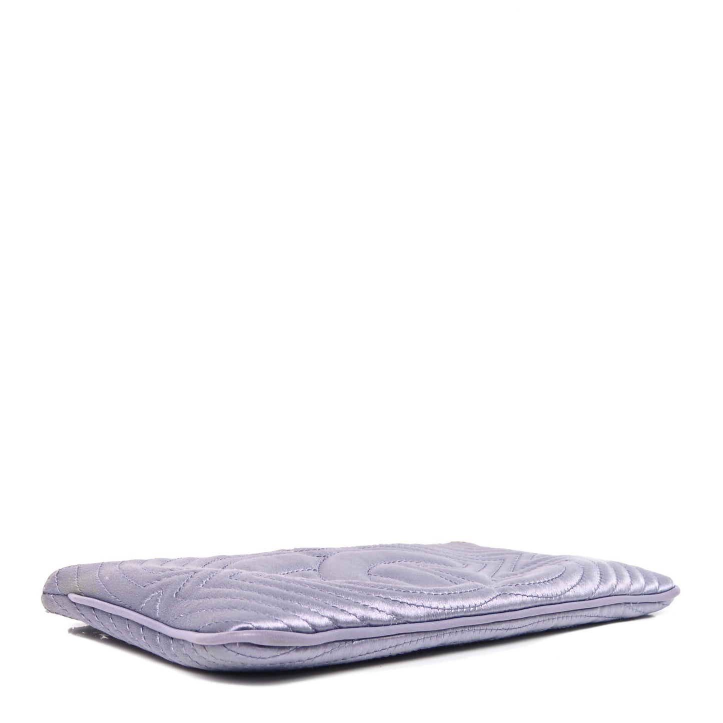 Satin Camellia Evening Bag Light Purple