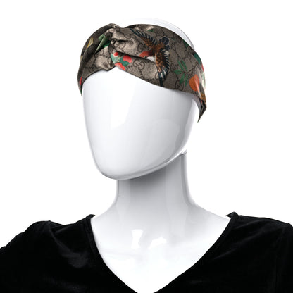 Gucci Silk Monogram Tian Print Tiana Duchesse Headband 3 of 5
