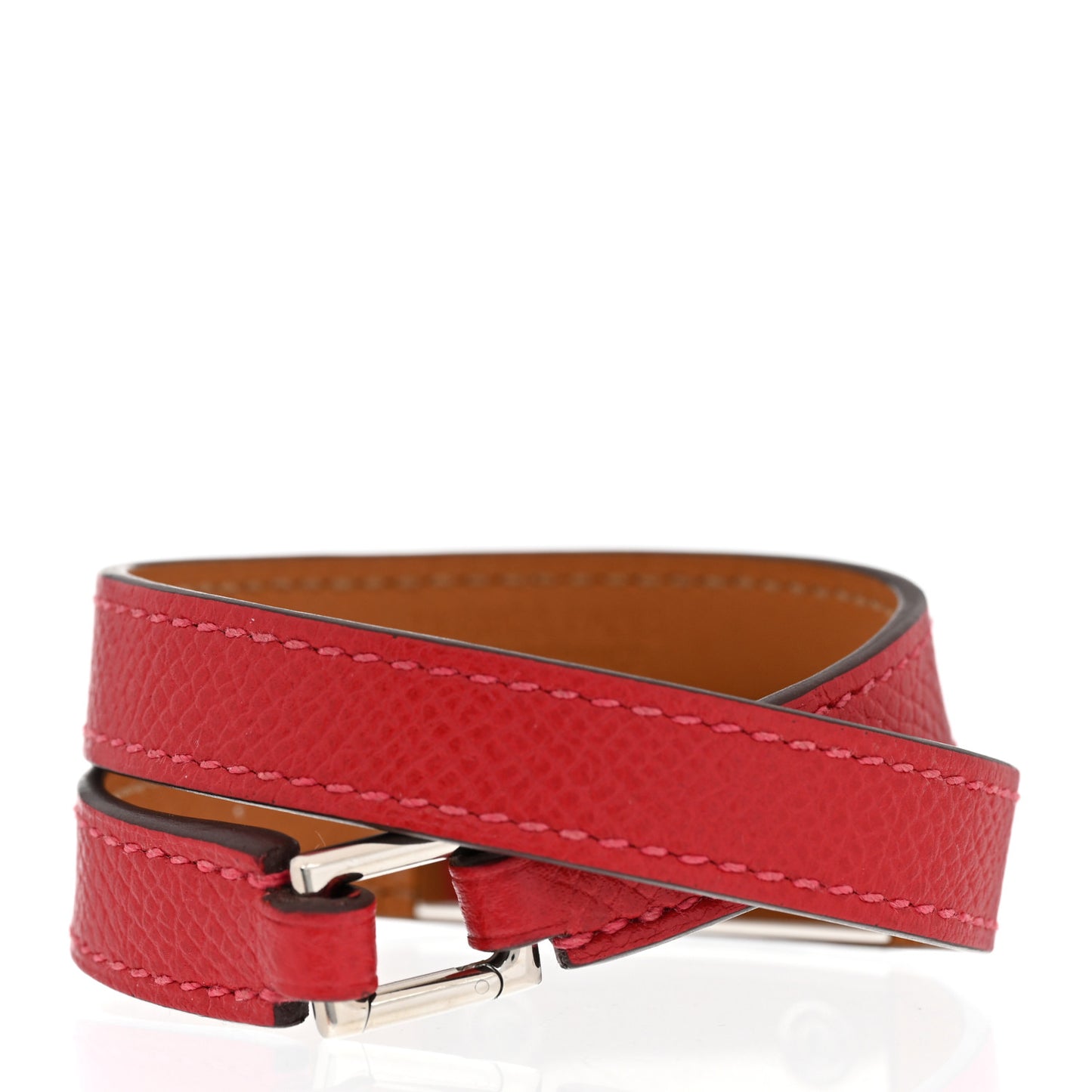 Epsom Rivale Double Tour Bracelet S Rouge Casaque