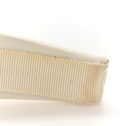 Prada Re-Nylon Triangle Logo Headband White 5 of 5