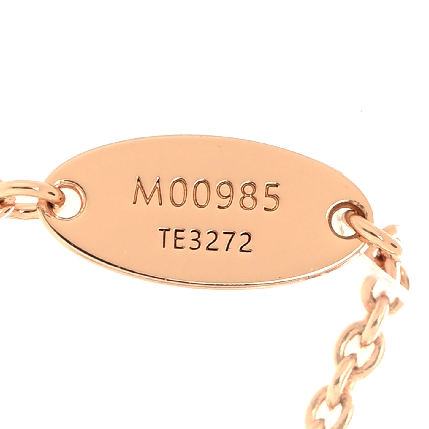 Metal Crystal LV Iconic Necklace Blush Pink