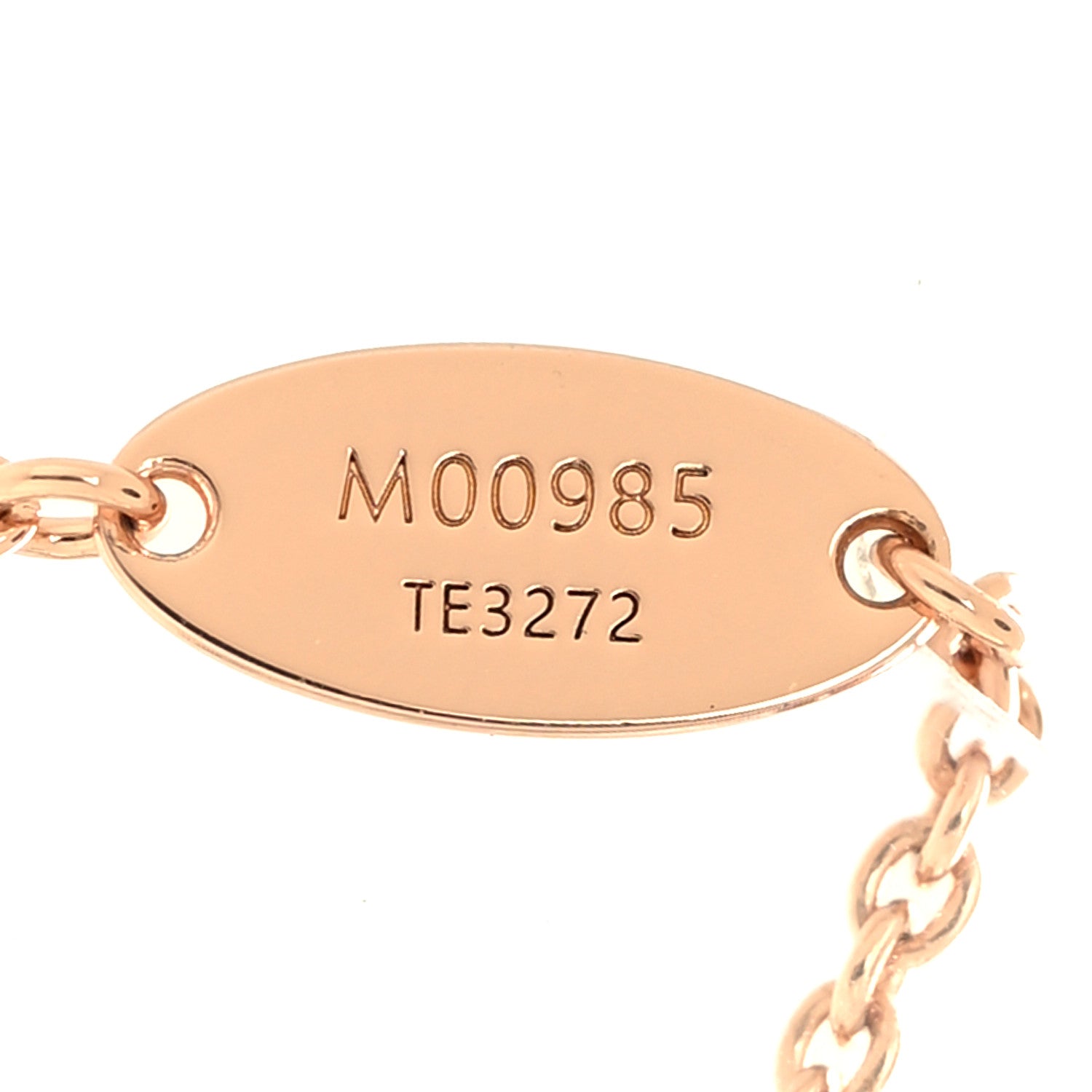 Louis Vuitton Metal Crystal LV Iconic Necklace Blush Pink 5 of 5