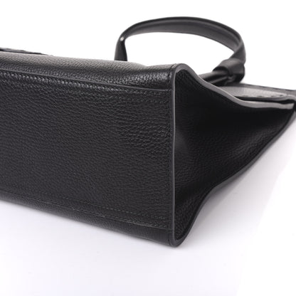 Gucci Calfskin Medium GG Marmont Top Handle Bag Black 9 of 9
