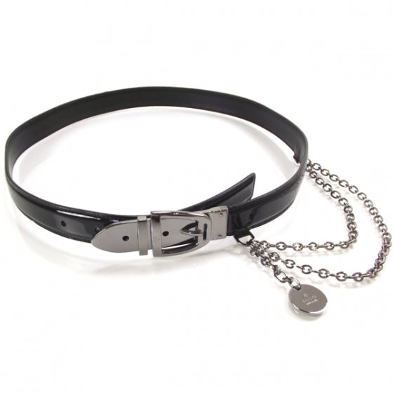 Patent Chain Belt Black 34