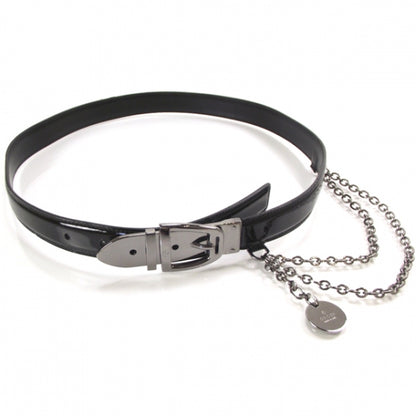 Gucci Patent Chain Belt Black 34 1 of 5