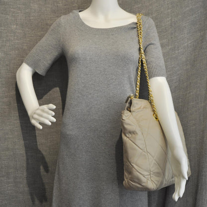 Prada Tessuto Nylon Quilted Shoulder Bag Lino 2 of 2