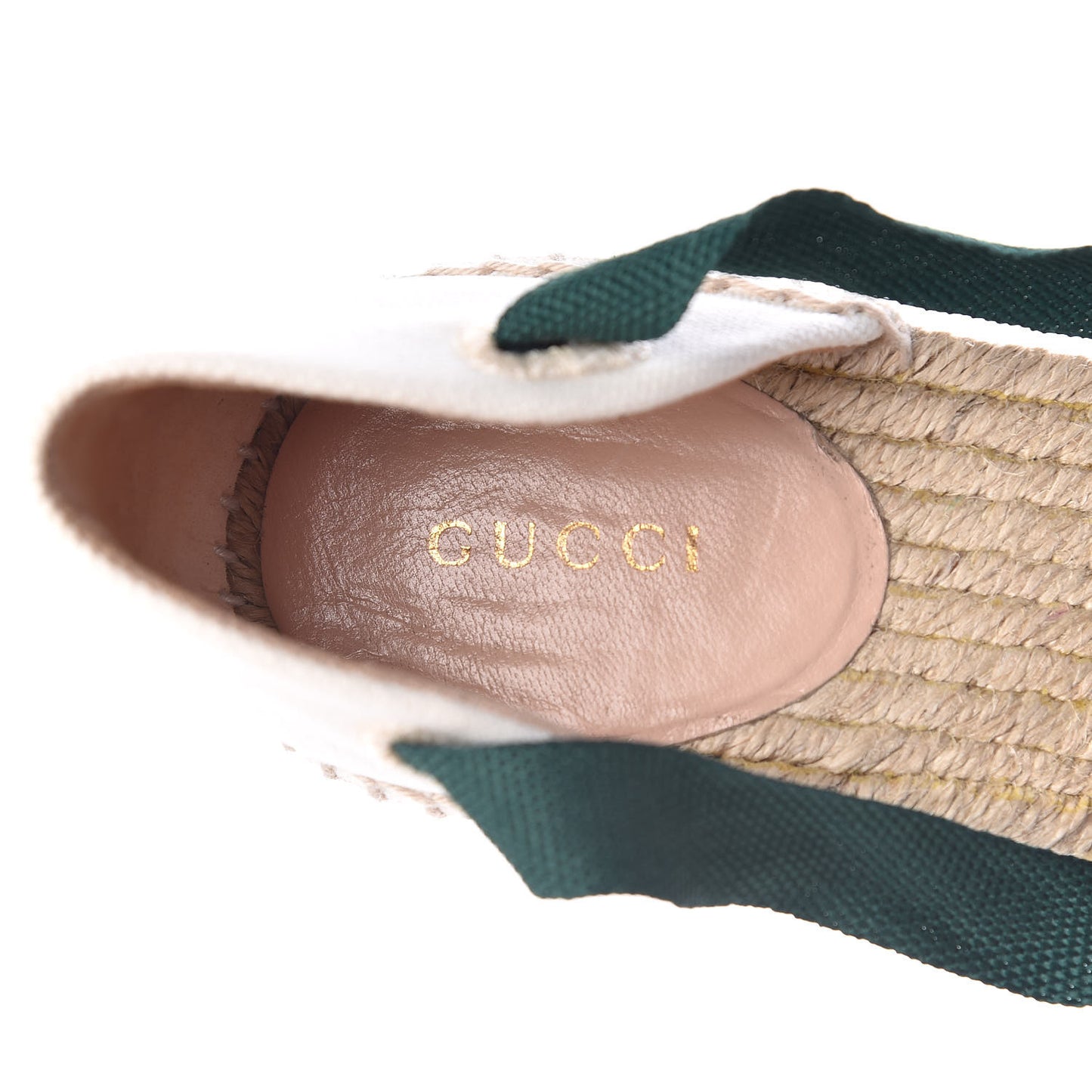 Canvas Malaga Kid Web Ankle Wrap Espadrille Wedge Sandals 38.5 Green Red Mystic White Emerald