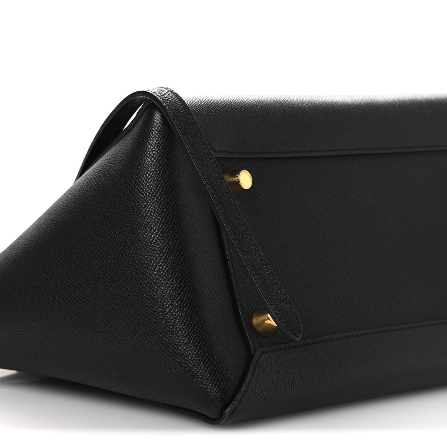 Grained Calfskin Mini Belt Bag Black