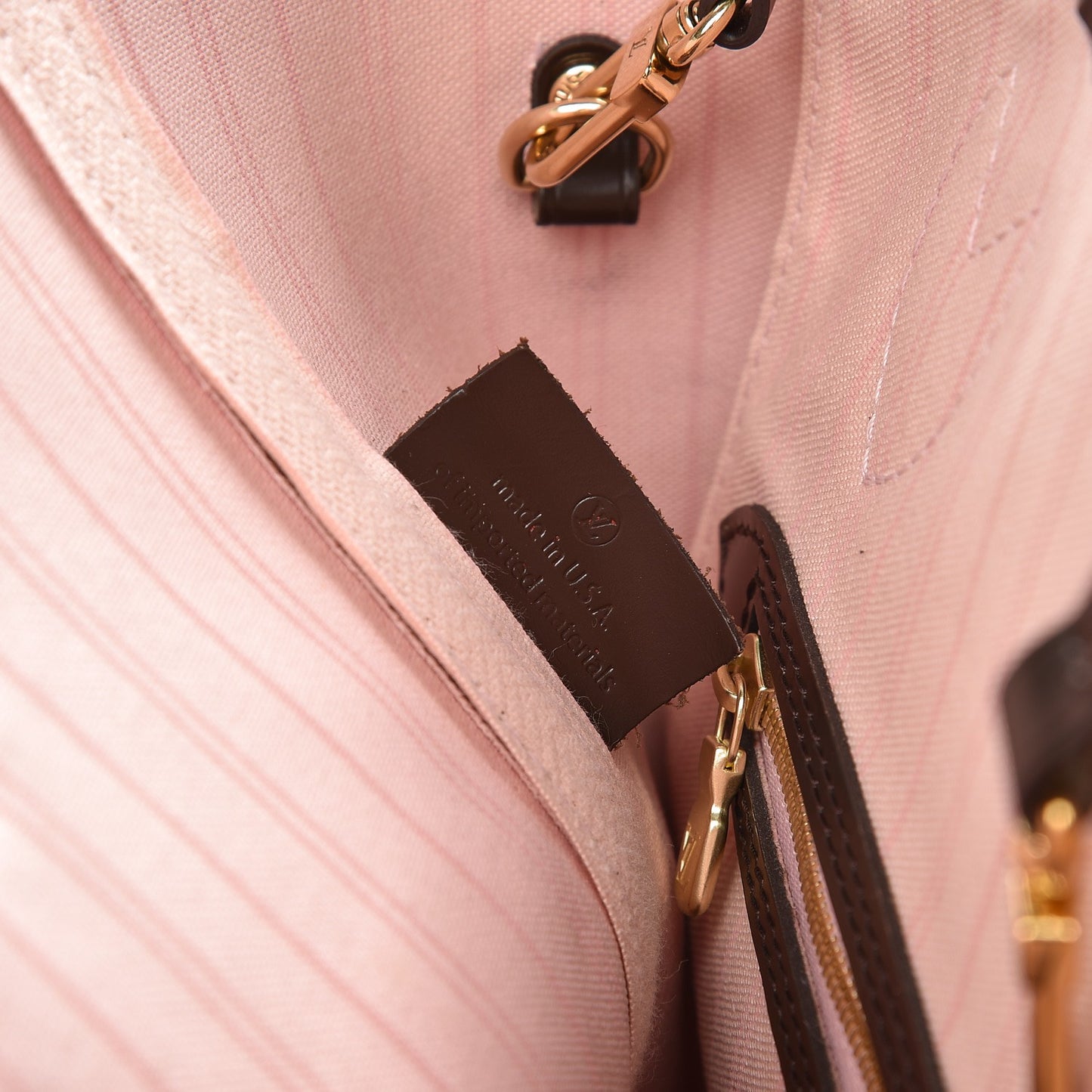 Damier Ebene Neo Neverfull MM Rose Ballerine
