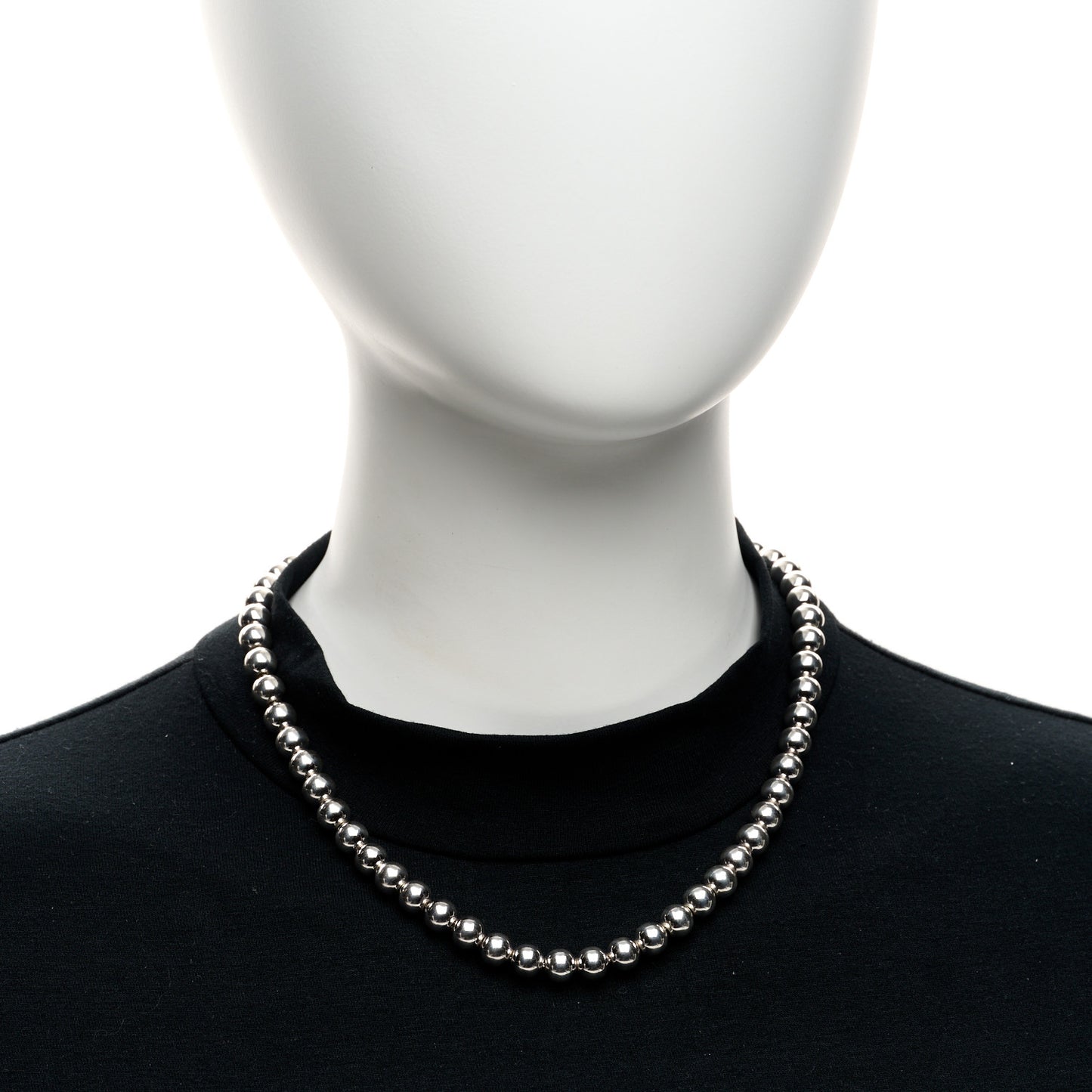 Sterling Silver 8mm Hardwear Ball Necklace