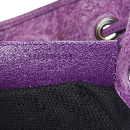Balenciaga Agneau Classic Hardware Mini Pompon Ultraviolet 7 of 11