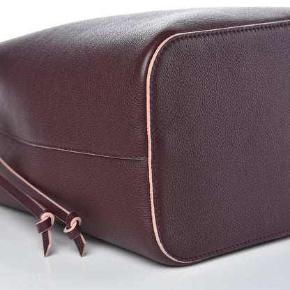Louis Vuitton Calfskin Lockme Bucket Prune 7 of 9