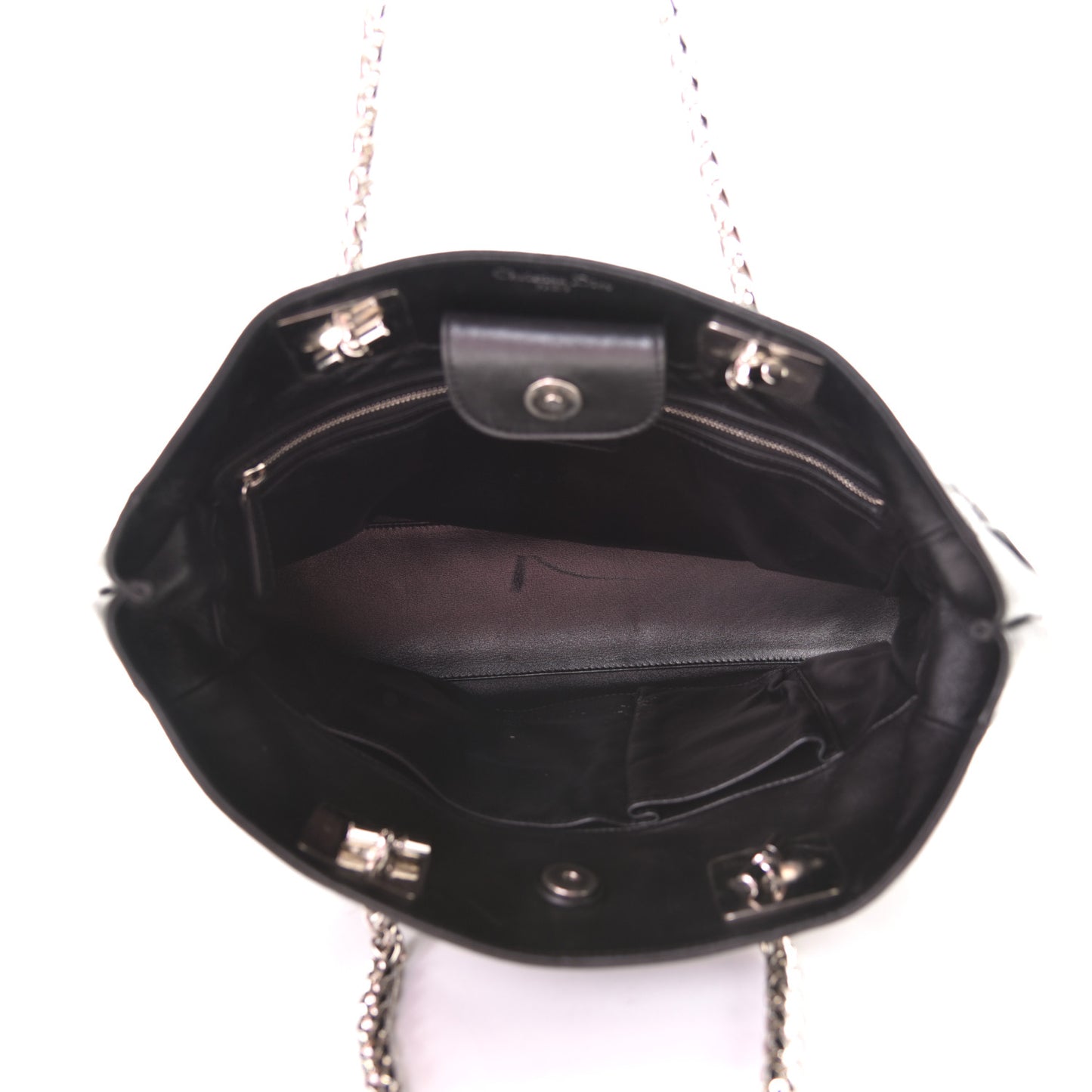 Lambskin Cannage Dior So Dior Tote Black