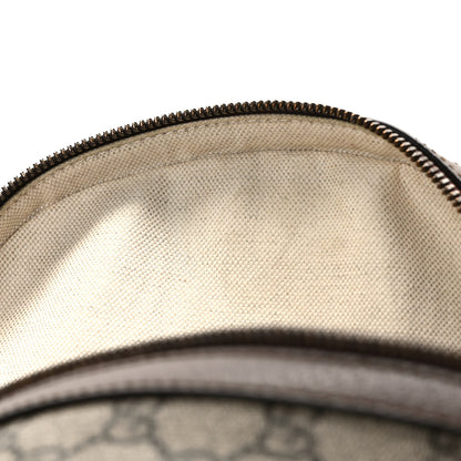 Gucci GG Supreme Monogram Calfskin Web Small Ophidia Day Backpack Beige Ebony New Acero 14 of 14