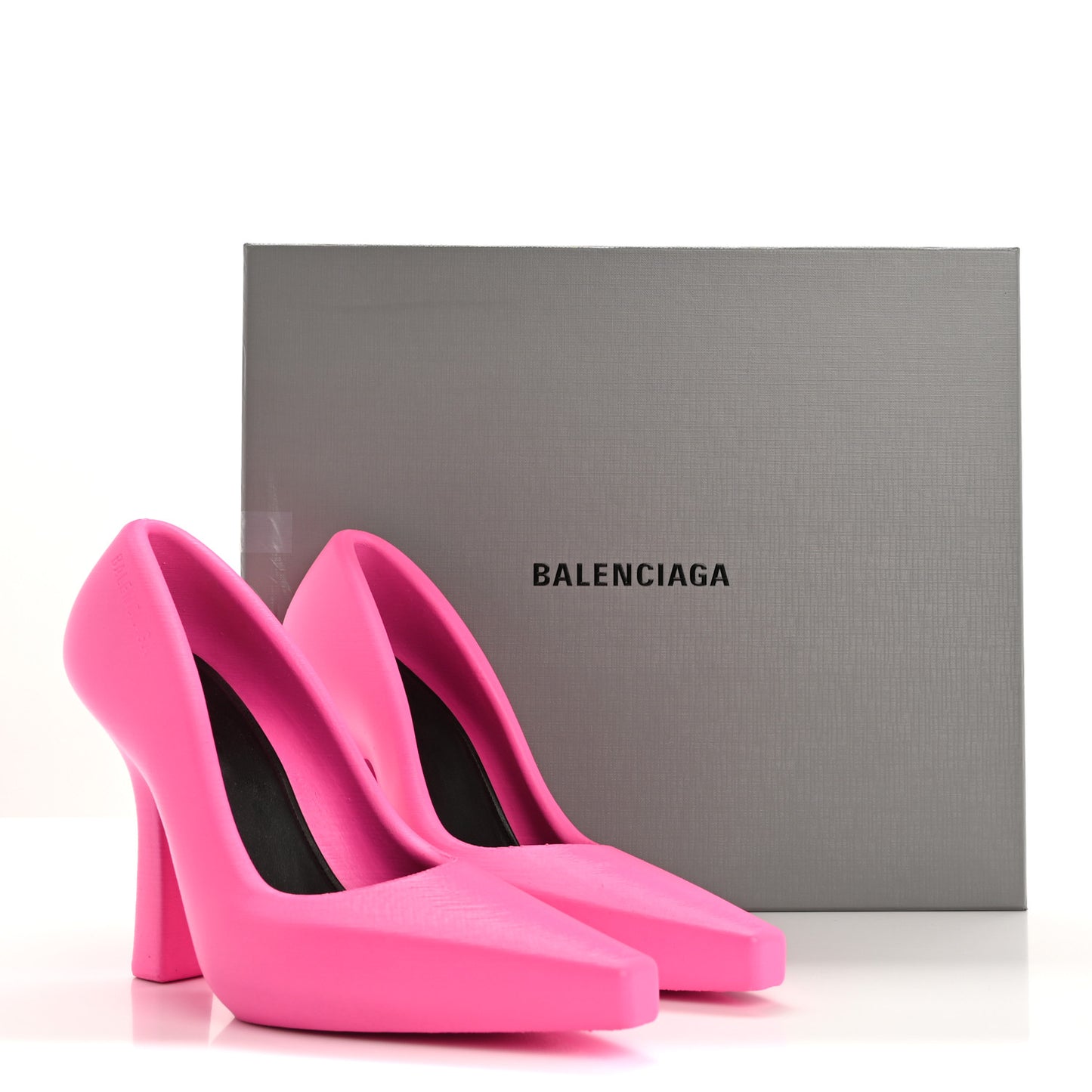 Rubber 3D Printed 110mm Pumps 38 Pink