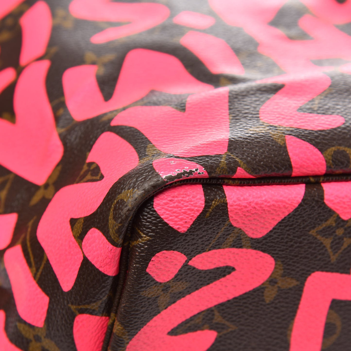 Monogram Graffiti Neverfull GM Fuchsia