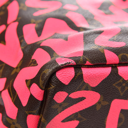 Louis Vuitton Monogram Graffiti Neverfull GM Fuchsia 10 of 15