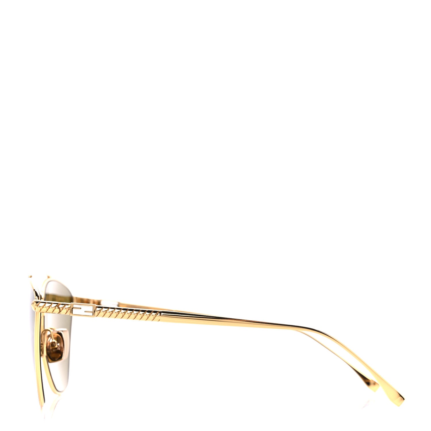 Fendi Metal Sunglasses FF 0438/S Gold 3 of 8