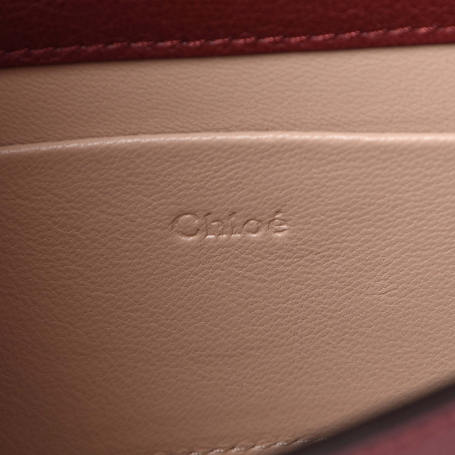 Chloe Calfskin Small Nile Bracelet Minaudiere Bag Plum Purple 6 of 11