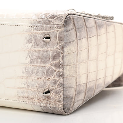 Christian Dior Niloticus Crocodile Himalaya Crystal Medium Lady Dior White 10 of 11