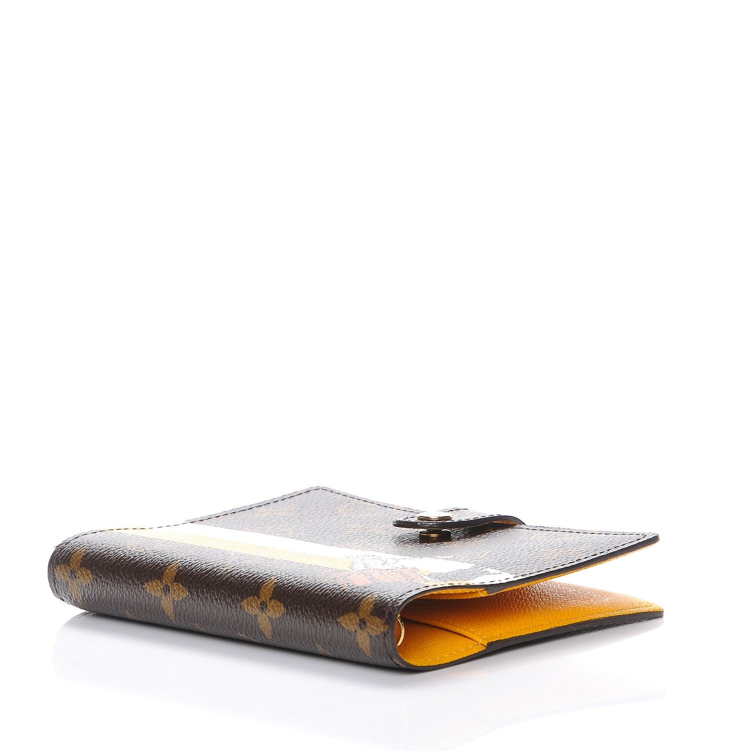 Louis Vuitton Monogram Groom Small Ring Agenda Cover Yellow 4 of 8