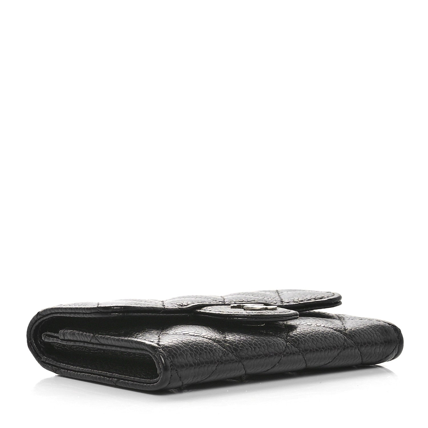 Chanel Caviar Quilted Flap Card Holder Black 4 of 10