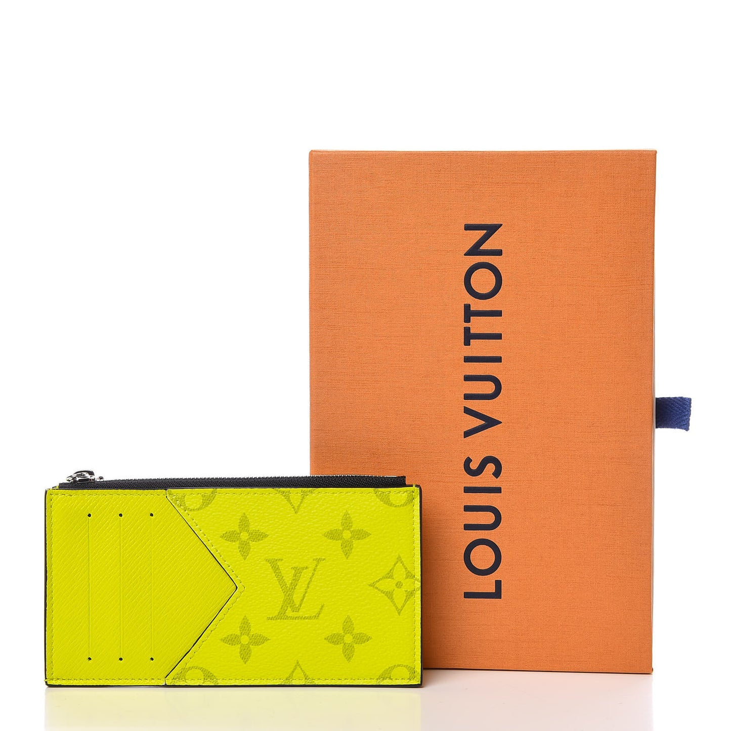 Monogram Taiga Coin Card Holder Yellow