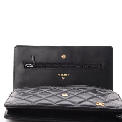 Chanel Aged Calfskin Casino 2.55 Reissue Wallet on Chain WOC Black 10 of 10