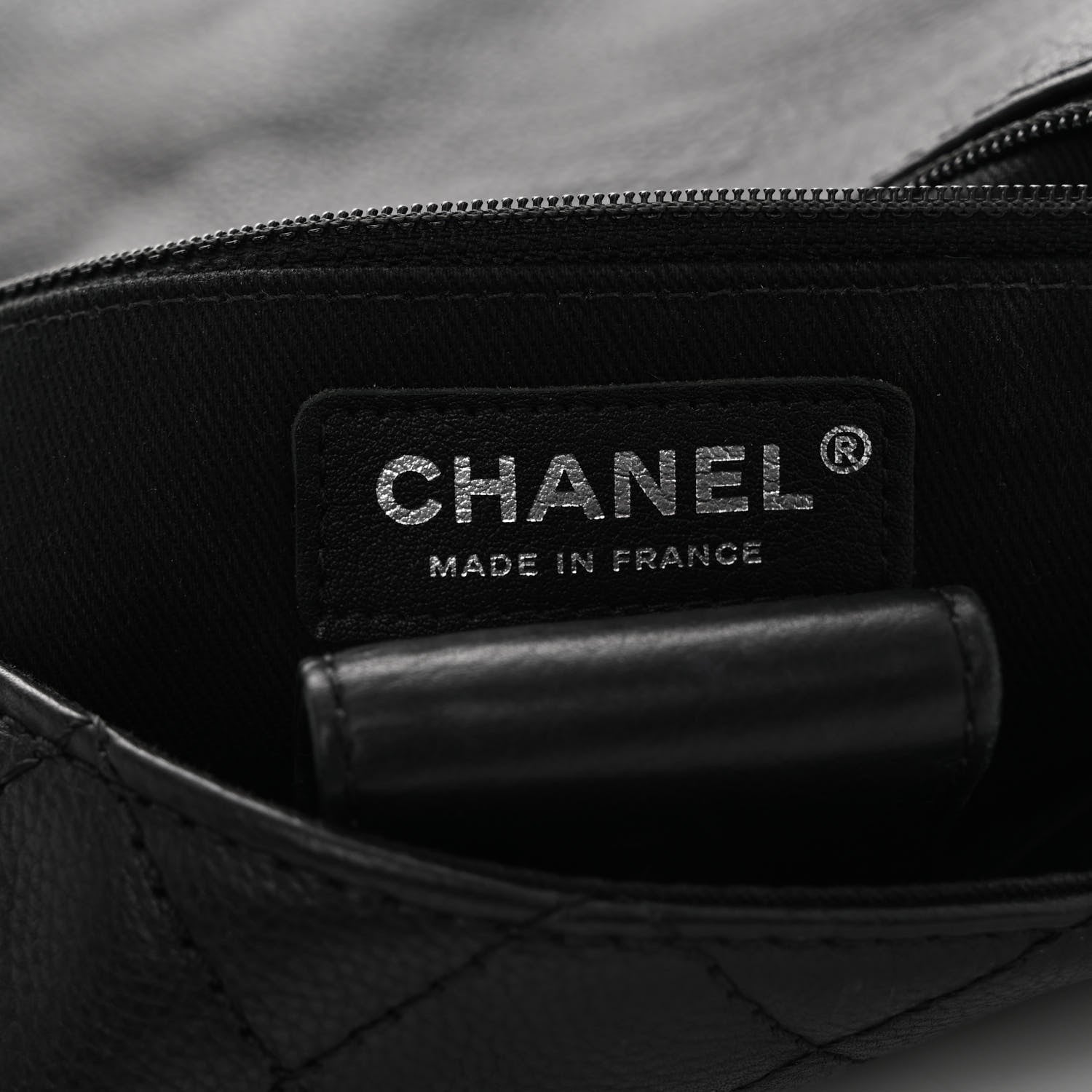 Chanel Calfskin Quilted Couture Messenger Black 6 of 10