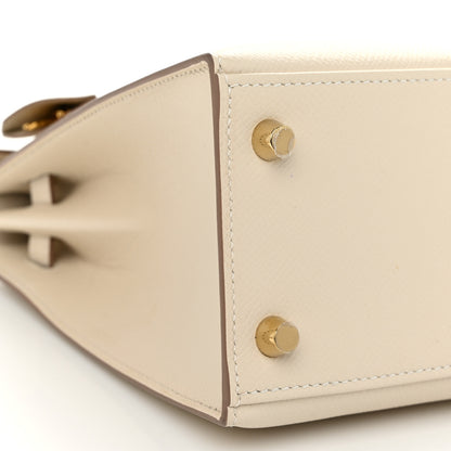 Hermes Epsom Kelly Sellier 25 Craie 9 of 11