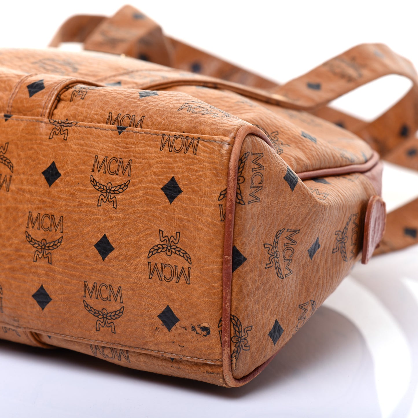 Visetos Bowler Bag Cognac