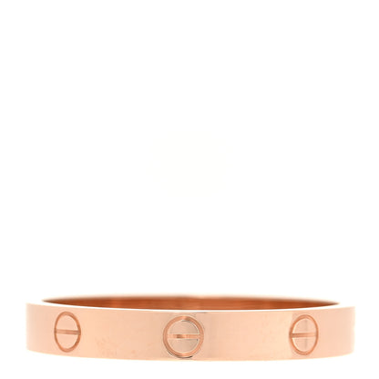 Cartier 18K Pink Gold 3.5mm LOVE Wedding Band Ring 68 12.25 3 of 5
