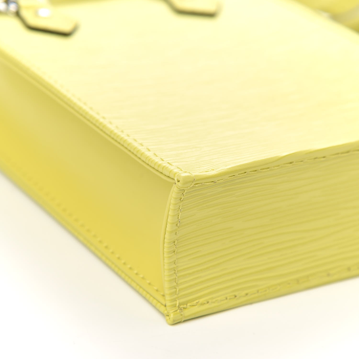 Louis Vuitton Epi Petit Sac Plat Yellow Citron 7 of 9
