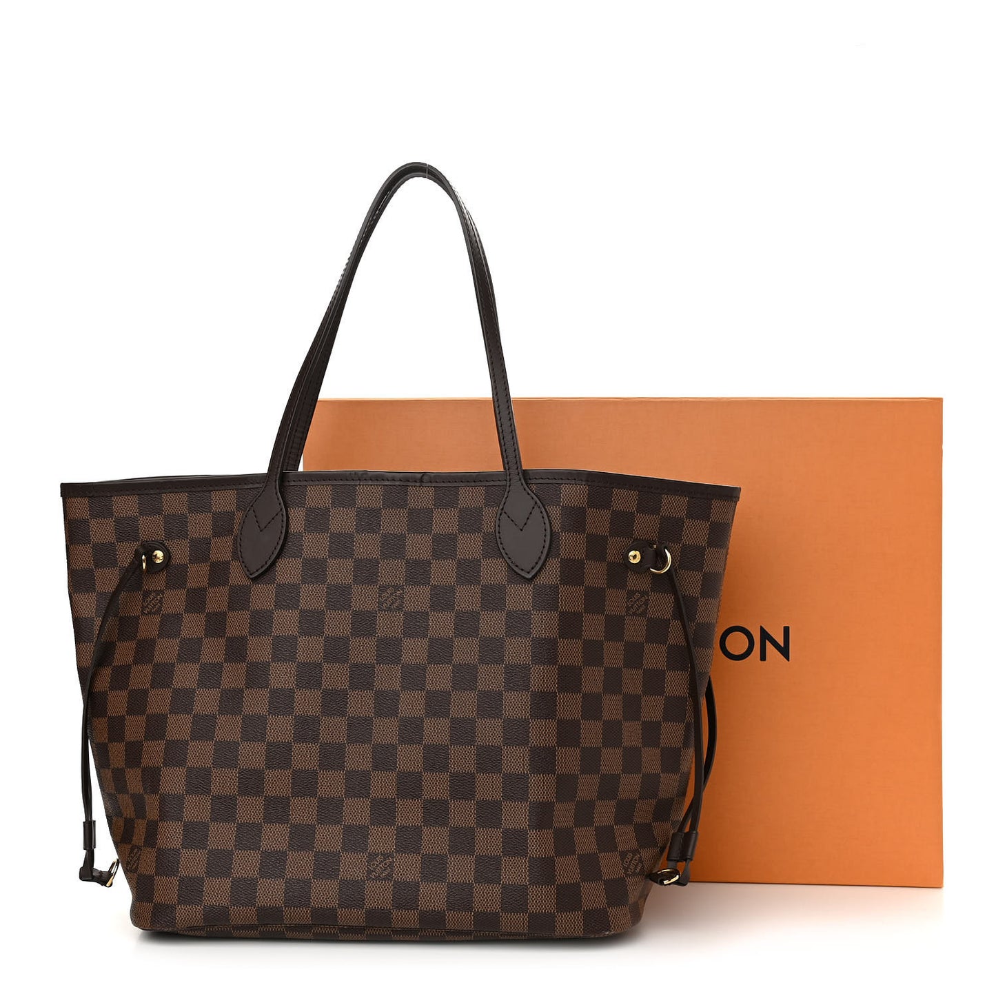 Damier Ebene Neo Neverfull MM Rose Ballerine