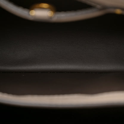 Louis Vuitton Taurillon Capucines BB Galet 5 of 11