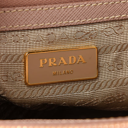 Prada Saffiano Small Galleria Double Zip Tote Cammeo 6 of 10